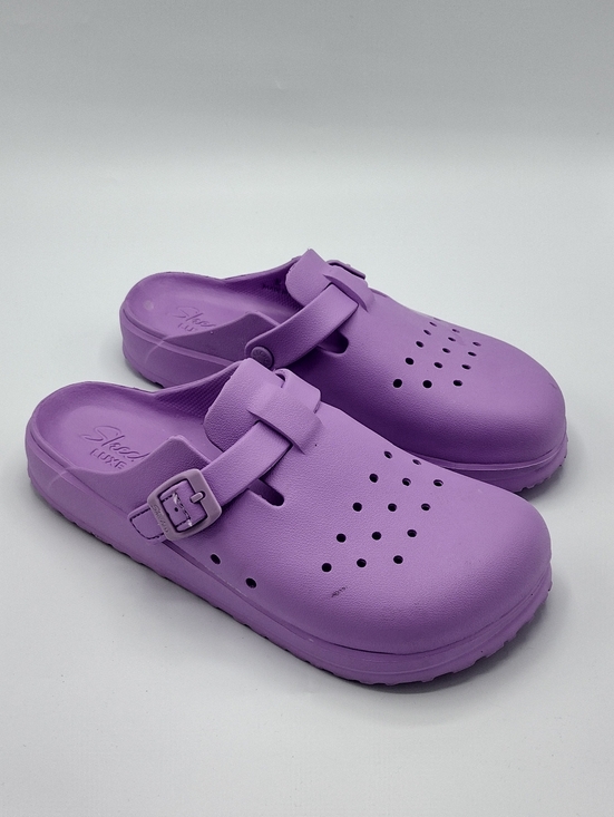 Skechers Shoes - Skechers Women's Clogs Luxe Foam Slip On Purple Clogs Comfort Shoes Size 9